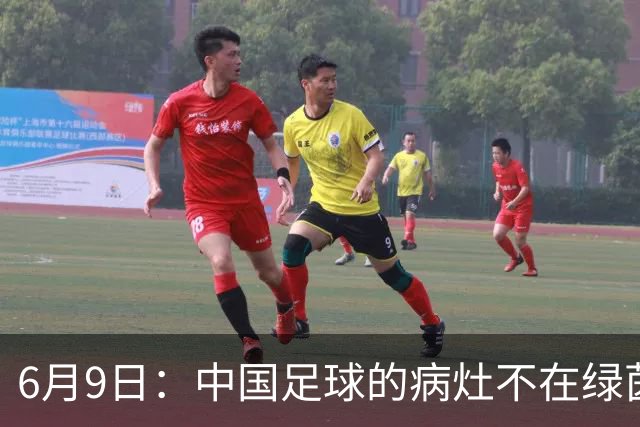 6月9日：中国足球的病灶不在绿茵场，而在那套运行多年的利益铁幕之后